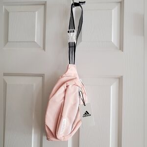 NWT Adidas Core Waist/Shoulder/ Travel Bag Fanny Pack, Glow Pink